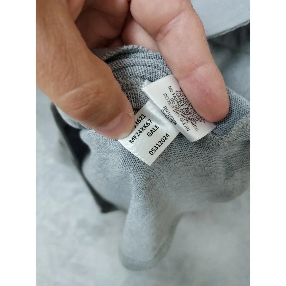 Peter Millar Light Gray Men's Zip-Front Sleeveless Vest